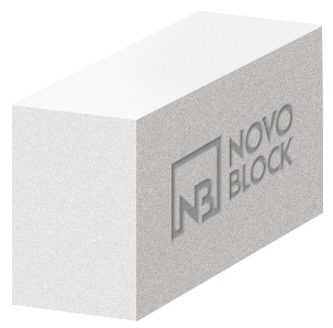 Газобетонный блок NOVOBLOCK D400