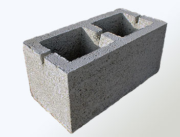 Блок керамзитобетонный стеновой двуххпустотный