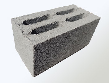Блок керамзитобетонный стеновой четырехпустотный